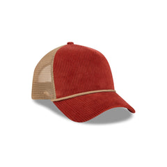 New Era Cap Corduroy Red 9FORTY A-Frame Trucker Hat