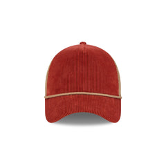 New Era Cap Corduroy Red 9FORTY A-Frame Trucker Hat