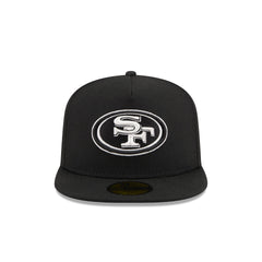 Just Caps Chiseled Logo San Francisco 49ers 59FIFTY A-Frame Fitted Hat
