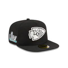 Just Caps Chiseled Logo Kansas City Chiefs 59FIFTY A-Frame Fitted Hat