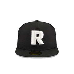 Just Caps Chiseled Logo Las Vegas Raiders 59FIFTY A-Frame Fitted Hat
