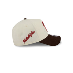 Philadelphia Phillies City Script 9FORTY A-Frame Snapback Hat