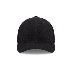 New Era Cap Brushed Wool Heather Black 9FORTY M-Crown Adjustable Hat