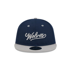 Minnesota Timberwolves Chainstitch Script Retro Crown 9FIFTY Snapback Hat