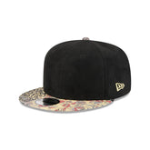 New Era Cap Gold Tier Multi-Pattern Black 9FIFTY Adjustable Hat