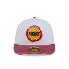 Houston Rockets Hardwood Classics Diamond Stitch White 59FIFTY Fitted Hat