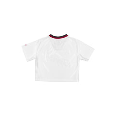 Miami Heat Sport Classics Women's Cropped White T-Shirt