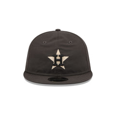 Houston Astros Three Looms Nylon Black Retro Crown 9FIFTY Adjustable Hat