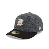 Detroit Tigers Three Looms Tweedy Cotton Black 59FIFTY Fitted Hat