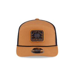 Notre Dame Fighting Irish Light Bronze Split Panel 9SEVENTY Trucker Hat