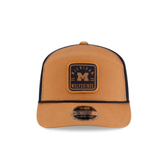 Michigan Wolverines Light Bronze Split Panel 9SEVENTY Trucker Hat