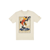 Houston Astros Daffy Duck Pitch Chrome White T-Shirt