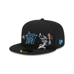 Miami Marlins Bugs Bunny Swing 59FIFTY Fitted Hat