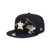 Houston Astros Tasmanian Devil Swing 9FIFTY Snapback Hat