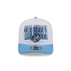 North Carolina Tar Heels March Madness College Vault White 9FIFTY A-Frame Snapback Hat