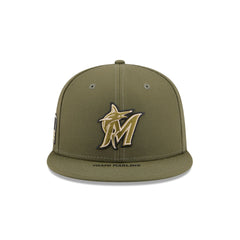 Miami Marlins Armed Forces Day 2026 9FIFTY Snapback Hat