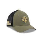 Minnesota Twins Armed Forces Day 2026 39THIRTY M-Crown Stretch Fit Hat