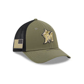 Miami Marlins Armed Forces Day 2026 39THIRTY M-Crown Stretch Fit Hat