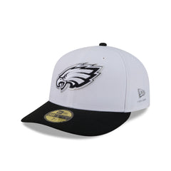 Philadelphia Eagles 2026 Draft Black and White 59FIFTY Fitted Hat