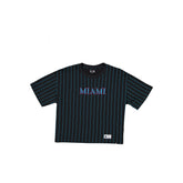 Miami Marlins 2026 City Connect Pinstripe Women's T-Shirt