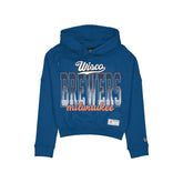Milwaukee Brewers 2026 City Connect Women's Cropped Hoodie