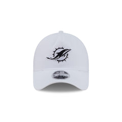 Miami Dolphins White 9FORTY APEX Snapback Hat