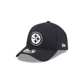 Pittsburgh Steelers Black 9FORTY APEX Snapback Hat