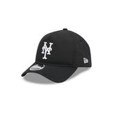New York Mets Black 9FORTY APEX Snapback Hat