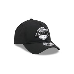 Los Angeles Lakers Black 9FORTY APEX Snapback Hat