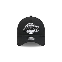 Los Angeles Lakers Black 9FORTY APEX Snapback Hat
