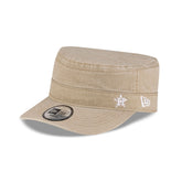 Houston Astros Pigment Dye Khaki Military Cap
