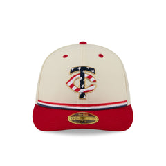 Minnesota Twins Independence Day 2026 Low Profile 59FIFTY Fitted Hat
