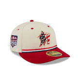 Miami Marlins Independence Day 2026 Low Profile 59FIFTY Fitted Hat