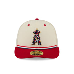 Los Angeles Angels Independence Day 2026 Low Profile 59FIFTY Fitted Hat