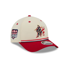 Miami Marlins Independence Day 2026 9FORTY M-Crown Snapback Hat