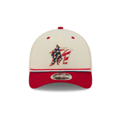 Miami Marlins Independence Day 2026 9FORTY M-Crown Snapback Hat