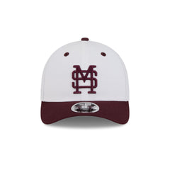 New Era x adidas Mississippi State Bulldogs White 9FORTY M-Crown Snapback Hat