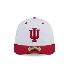 New Era x adidas Indiana Hoosiers White Low Profile 59FIFTY Fitted Hat