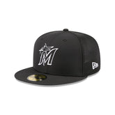 Miami Marlins 2026 Batting Practice Fan Pack 59FIFTY Fitted Hat