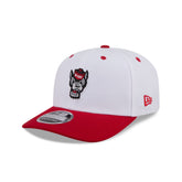 New Era x adidas NC State Wolfpack White 9SEVENTY Stretch-Snap Hat