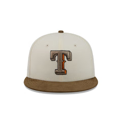 Just Caps Corduroy Chrome Texas Rangers 59FIFTY Fitted Hat