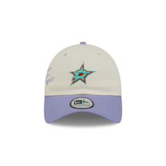 Dallas Stars Lavender Flowers Casual Classic Adjustable Hat