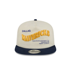 Dallas Mavericks Conference Script Chrome White 19TWENTY Adjustable Hat