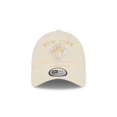 New York Knicks Team Logo Cream Casual Classic Adjustable Hat