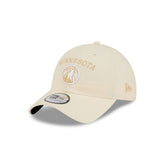 Minnesota Timberwolves Team Logo Cream Casual Classic Adjustable Hat