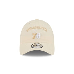 Philadelphia 76ers Team Logo Cream Casual Classic Adjustable Hat