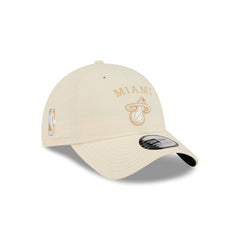 Miami Heat Team Logo Cream Casual Classic Adjustable Hat