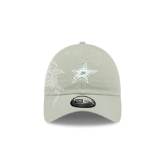Dallas Stars Stitched Flowers Casual Classic Adjustable Hat