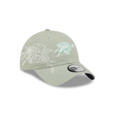 Oklahoma City Thunder Stitched Flowers Casual Classic Adjustable Hat