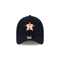 Houston Astros Side Script 9FORTY A-Frame Trucker Hat